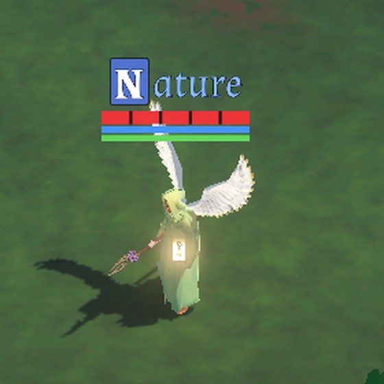 A Seraphyn with white wings of living light