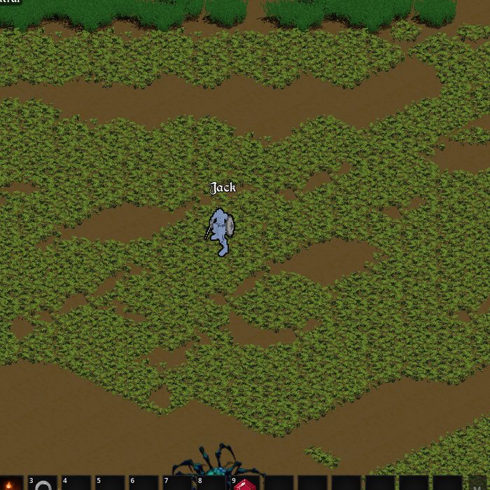Ambushed by giant spiders