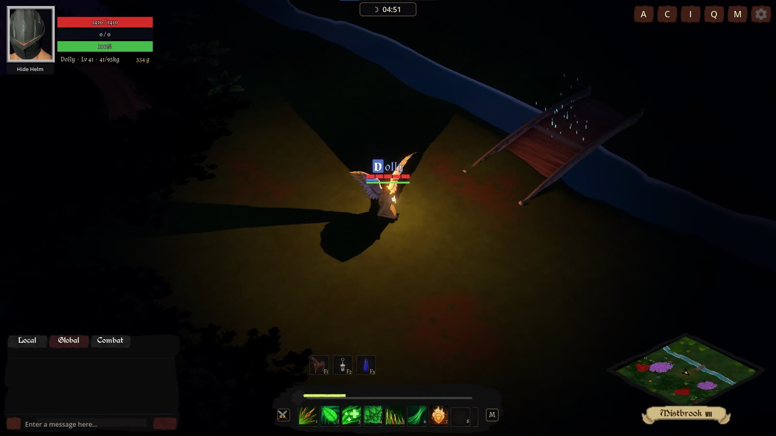Night falls on Mistbrook