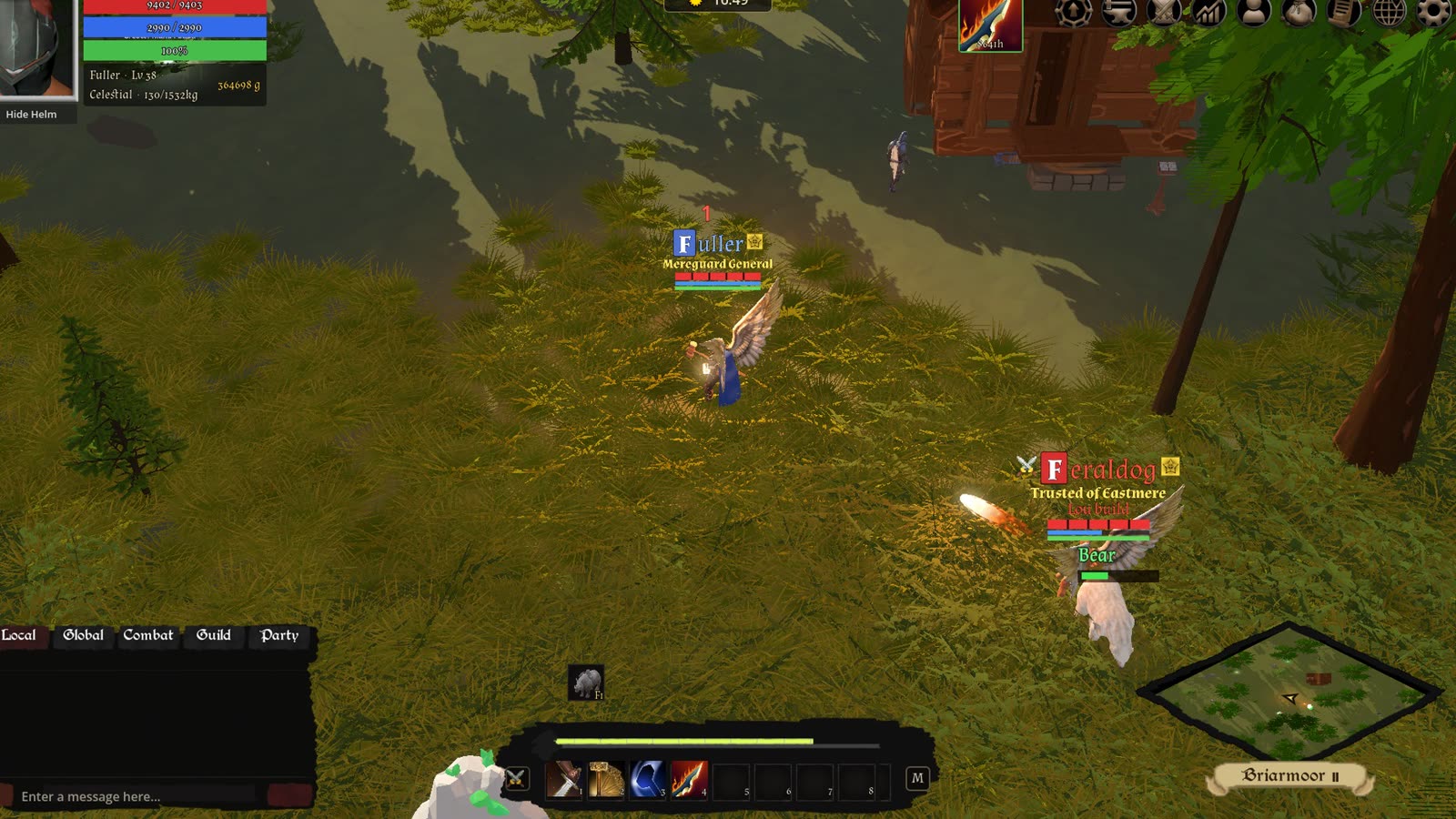 A duel in the long grass